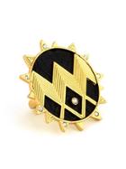 House Of Harlow 1960 Jewelry Zig Zag Starburst Ring