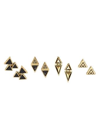 House Of Harlow 1960 Jewelry Tessellation Stud Earring Set