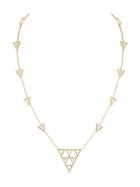 House Of Harlow 1960 Jewelry Triangle Trellis Necklace
