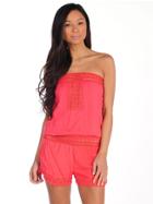 Surf Gypsy By Vintage Havana Gauze Tube Romper