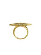 House Of Harlow 1960 Jewelry Sparkling Marquis Ring