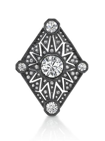 House Of Harlow 1960 Jewelry Four Point Triangle Ring