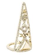 House Of Harlow 1960 Jewelry Tres Tri Finger Ring
