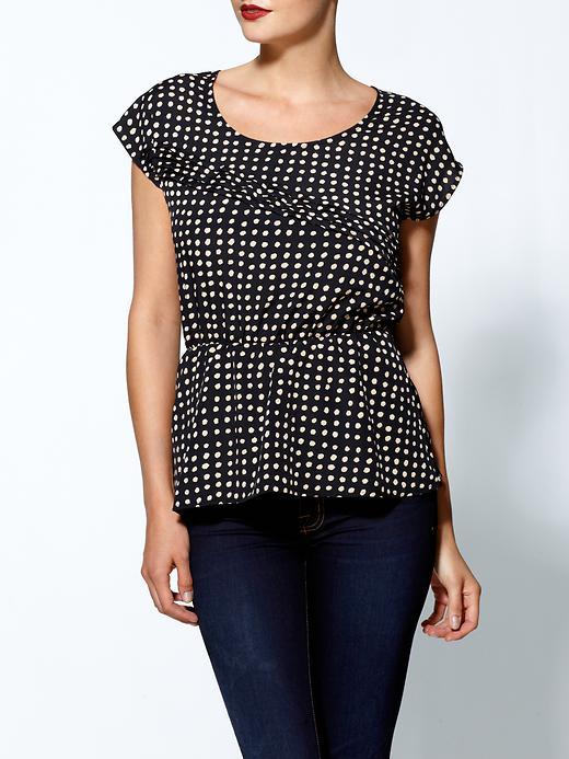 Collective Concepts Printed Peplum Top