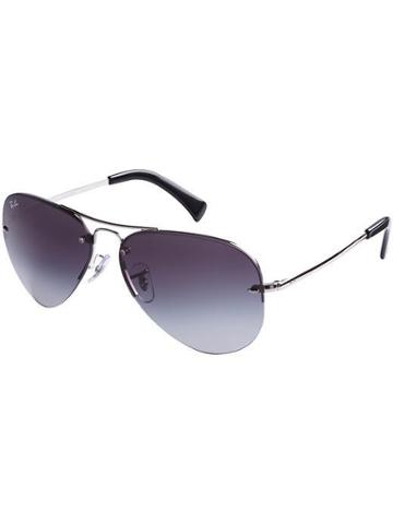 Ray-ban Semi Rimless Aviator - Silver