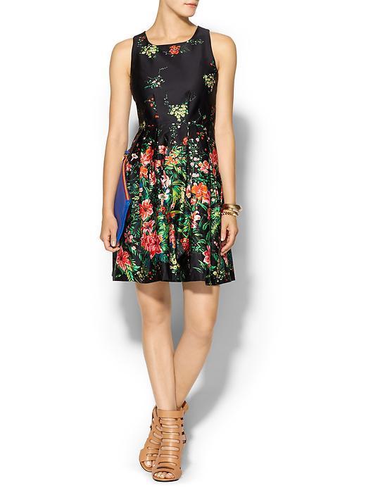 I.madeline Garden Floral Dress - Black Floral