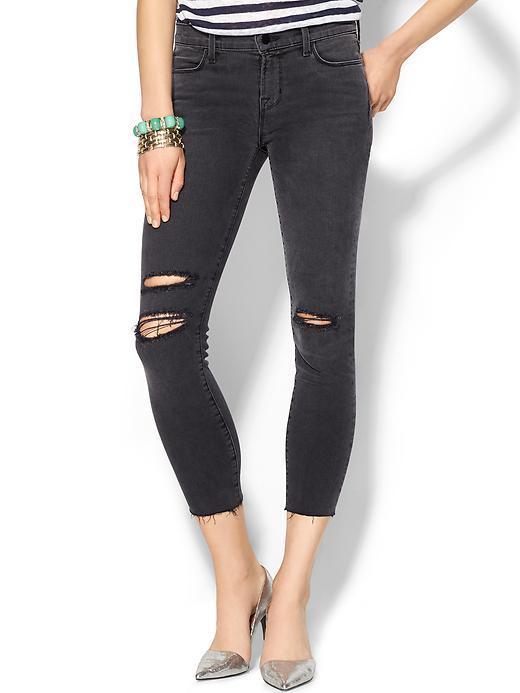 J Brand Mid Rise Crop Jean - Mercey