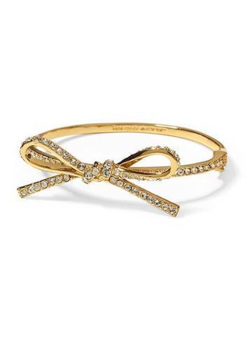 Kate Spade New York Skinny Mini Bow Bracelet - Gold