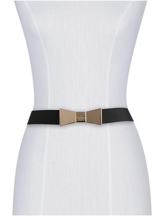 Kate Spade New York Giant Bow Belt - Black
