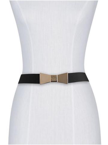 Kate Spade New York Giant Bow Belt - Black