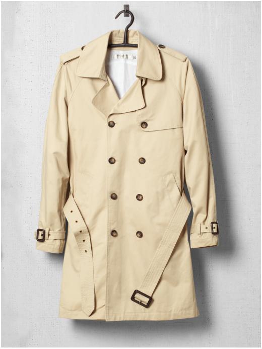 Shades Of Grey By Micah Cohen Trench Coat
