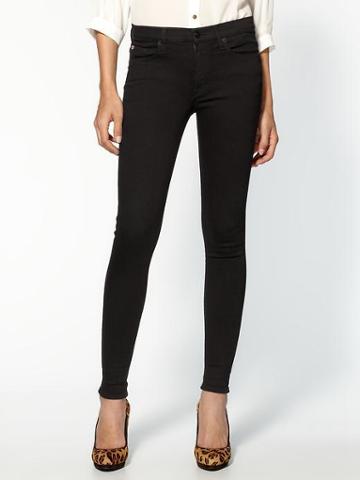 Hudson Jeans Nico Midrise Skinny  - Black
