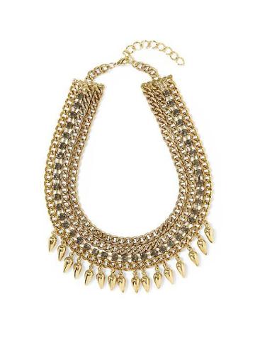 Sabine Egyptian Collar Necklace - Gold