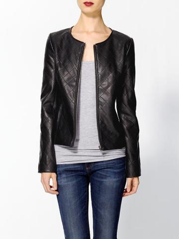 Tinley Road Quilted Vegan Leather Jacket