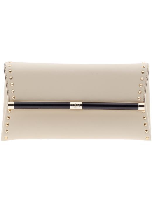 Dvf Envelope Clutch - Parchment