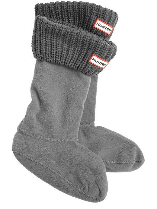 Hunter Half Cardigan Boot Socks - Grey