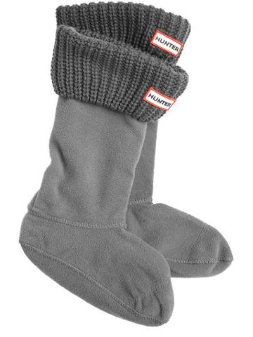 Hunter Half Cardigan Boot Socks - Grey