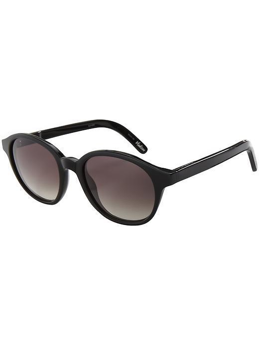 Elizabeth & James Madison Round Sunglasses - Black