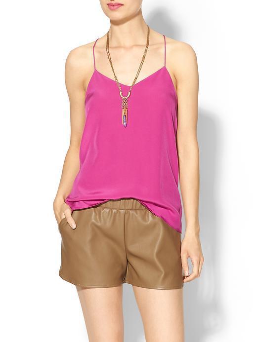 Tibi Silk Cami - Magenta