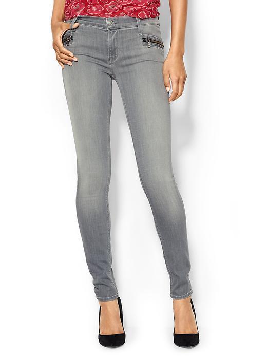 Hudson Jeans Spark Super Skinny Jean - Grey