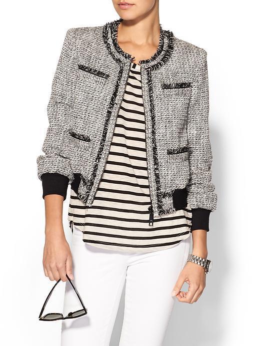 Rachel Zoe Renata Jacket - Black/winter White