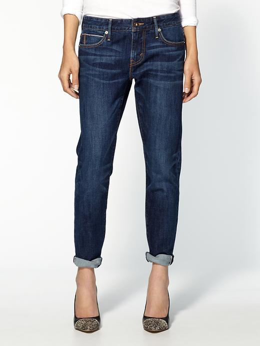 Levi's Cropped Selvedge Boyfriend Skinny Jeans
