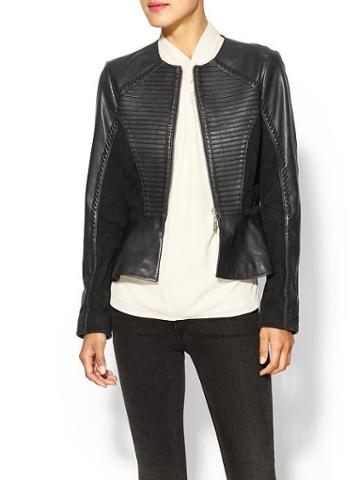 Alice By Temperley Giovanni Leather Jacket - Black