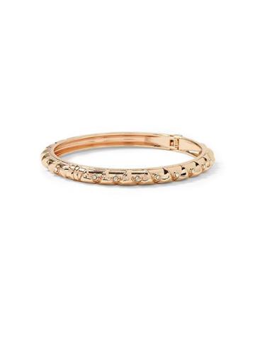 Sequin Rose Gold Metal Bracelet - Rose Gold