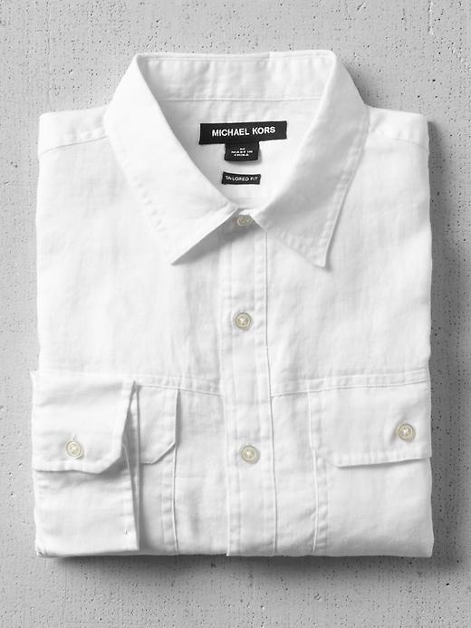 Michael Kors Two Pocket Linen Shirt