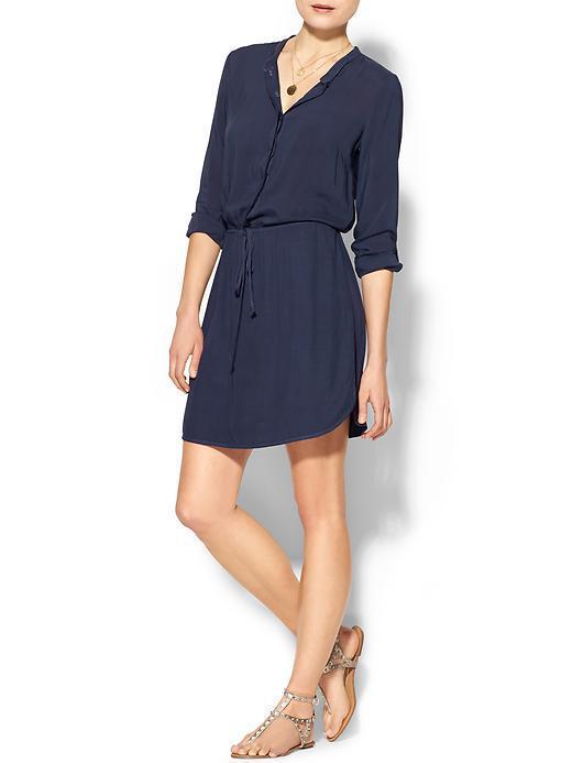 Splendid Shirt Dress - Navy