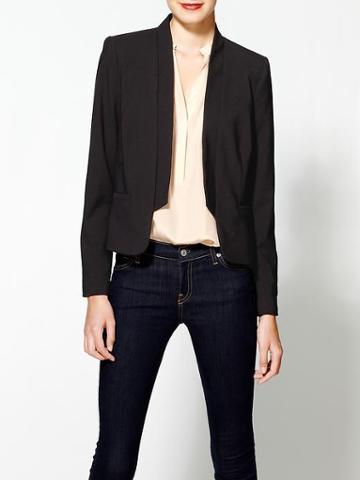 Daniel Rainn Lapel Blazer - Black