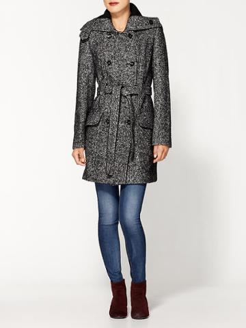 Calvin Klein Salt &amp; Pepper Coat