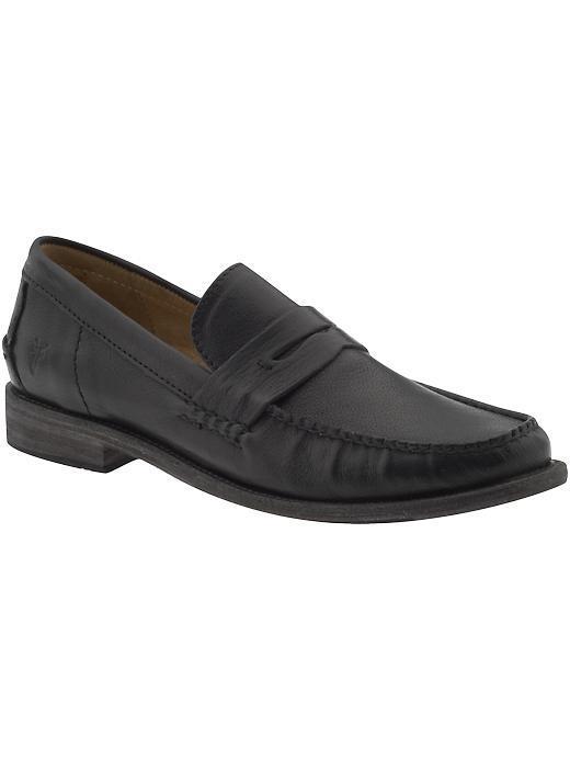 Frye Otis Penny Loafers - Black