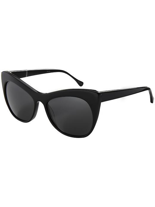 Elizabeth & James Lafayette Oversized Cat Eye Sunglasses