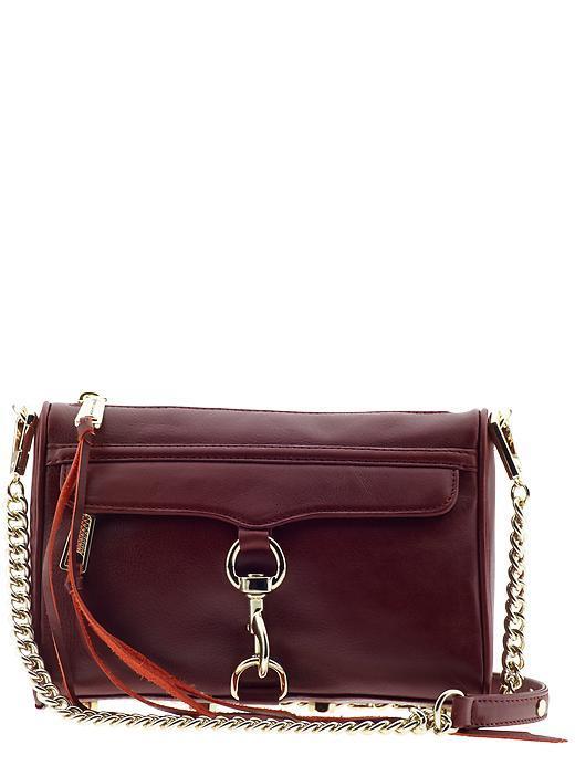 Rebecca Minkoff Mini Mac Shoulder Bag - Burgundy