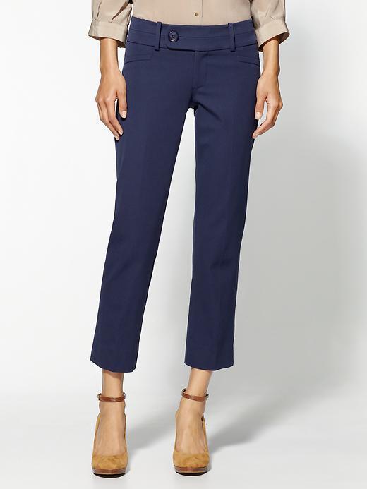 Lilly Pulitzer Luxury B Stretch Twill Capri - True Navy