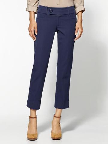 Lilly Pulitzer Luxury B Stretch Twill Capri - True Navy