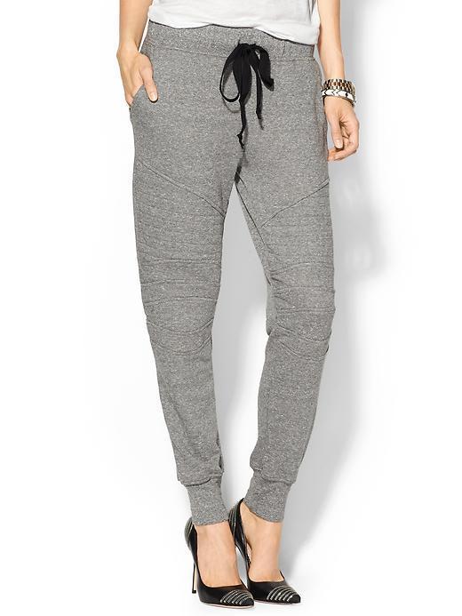 Current/elliott Moto Sweatpant - Heather Grey