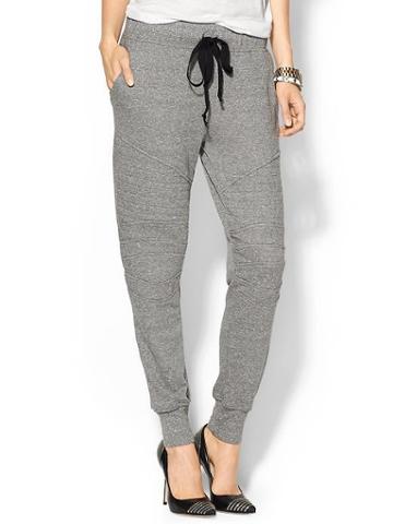 Current/elliott Moto Sweatpant - Heather Grey
