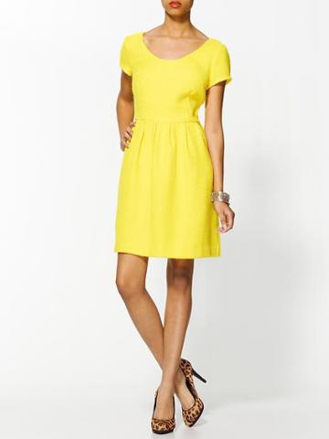 Pim + Larkin Bright Tweed Fit N Flare Dress