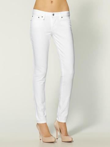 Levi's Modern Demi Curve White Skinny Jeans