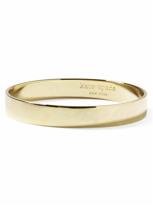 Kate Spade Solid Gold Bracelet  - Gold