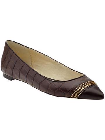 Michael Kors Haya Flat - Dark Brown