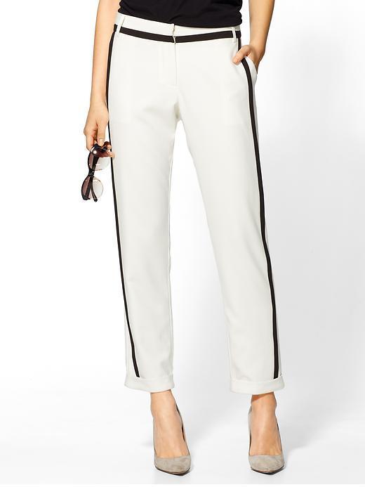 Rhyme Los Angeles Tuxedo Pant - White/black