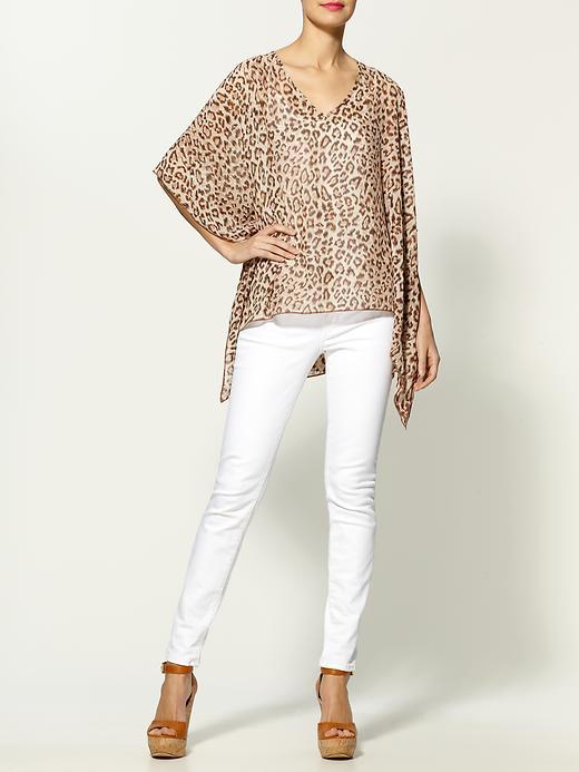Blu Moon V Neck Cape Cool Top