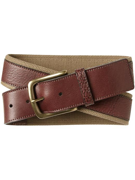 7 Hills Leather &amp; Web Belt