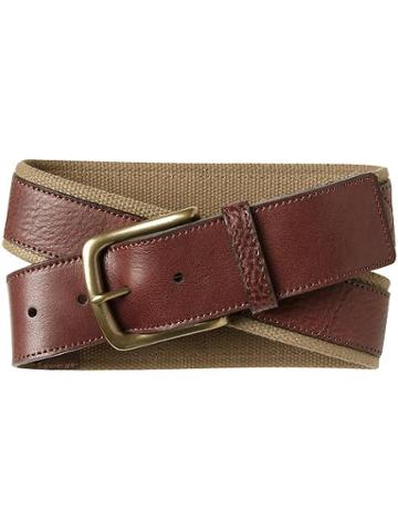 7 Hills Leather &amp; Web Belt
