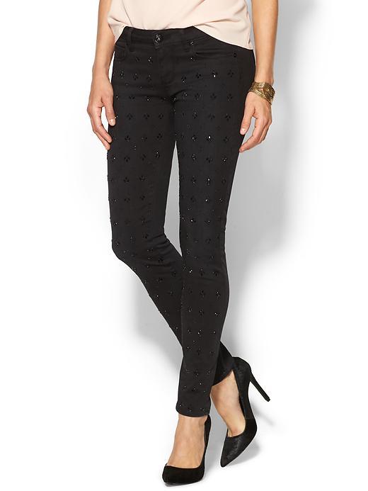 Paige Womens Verdugo Ultra Skinny Jean Size 24 - Cleo Embellished