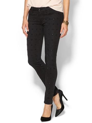 Paige Womens Verdugo Ultra Skinny Jean Size 24 - Cleo Embellished