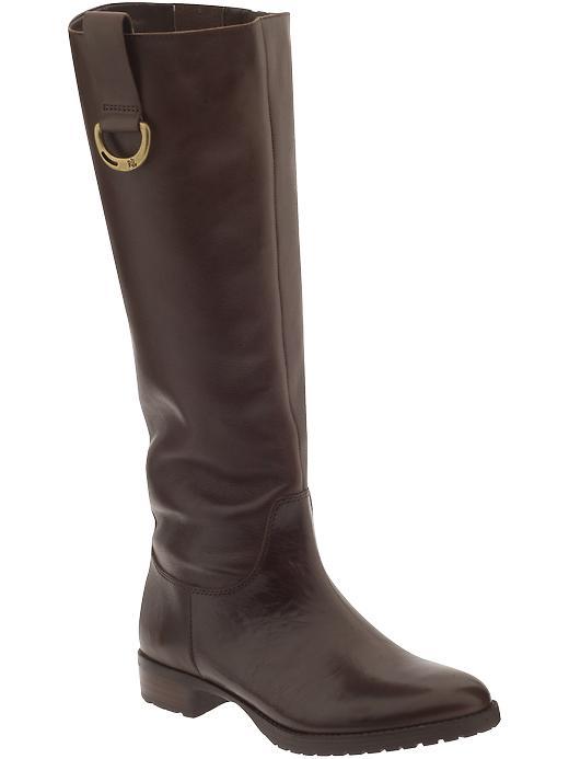 Lauren By Ralph Lauren Sagira Ii High Shaft Flat Heel Boots